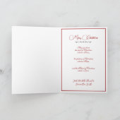 ヴィンテージ楽譜 ジンジャーベル シーズンカード (内部)