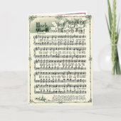 ヴィンテージ楽譜 ハーク・ザ・ヘラルド・エンジェルス・シング シーズンカード (正面)