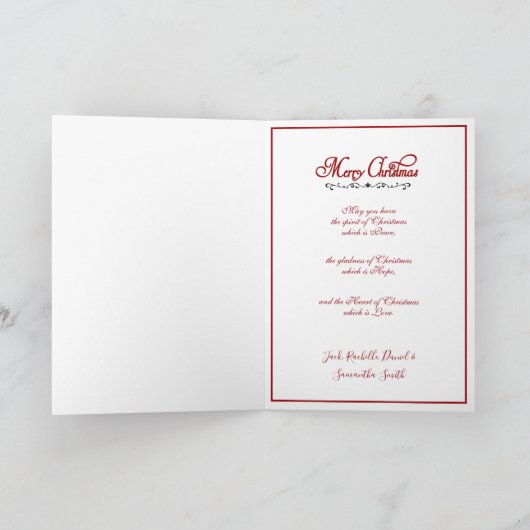 ヴィンテージ楽譜 ハーク・ザ・ヘラルド・エンジェルス・シング シーズンカード (内部)