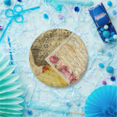 ヴィンテージ楽譜、ピアノ楽譜 ペーパープレート (パーティー)