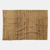 ヴィンテージ楽譜：ヨハン・セバスチャン・バッハ キッチンタオル (横)