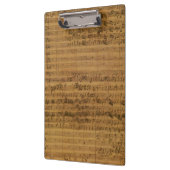 ヴィンテージ楽譜:ヨハン・セバスチャン・バッハ クリップボード (左)