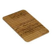 ヴィンテージ楽譜：ヨハン・セバスチャン・バッハ マグネット (右側)