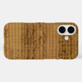 ヴィンテージ楽譜:ヨハン・セバスチャン・バッハ Case-Mate iPhoneケース (裏面 (横))