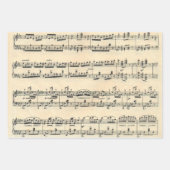 ヴィンテージ楽譜 ラッピングペーパーシート (正面3)