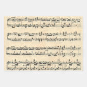 ヴィンテージ楽譜 ラッピングペーパーシート (正面2)