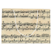 ヴィンテージ楽譜 ラージペーパーバッグ (裏面)