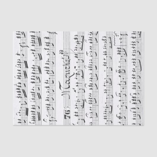 ヴィンテージ楽譜 薄葉紙 (正面)