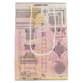 ヴィンテージ構造 ミディアムペーパーバッグ (裏面)