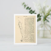 ヴィンテージ構造 |腕の静脈(1852年頃) ポストカード (スタンド正面)