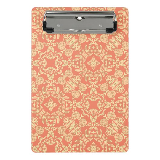ヴィンテージ様式の明るく暖かい背景 ミニクリップボード (正面)