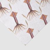 ヴィンテージ様式化イカスケッチ#1 薄葉紙 (詳細)