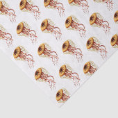 ヴィンテージ様式化クラゲスケッチ#1 薄葉紙 (詳細)