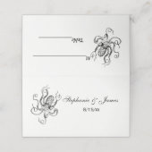 ヴィンテージ様式化タコスケッチ#1 プレイスカード (外部開封)