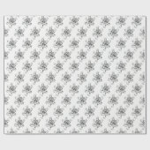 ヴィンテージ様式化タコスケッチ#1 ラッピングペーパー (フラット)