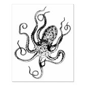 ヴィンテージ様式化タコスケッチ#1 ラバースタンプ (インプリント)