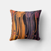 ヴィンテージ様式化チューリップ – 枕 (裏面)