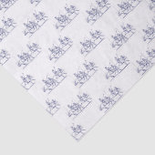 ヴィンテージ様式化ポロマッチスケッチ#2ブルー 薄葉紙 (詳細)