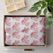 ヴィンテージ様式化レッドシーコーラル#1ティッシュペーパー 薄葉紙 (ギフト)