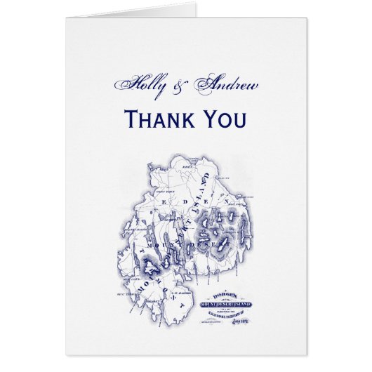 ヴィンテージ様式化山デザートアイランドMNマップブルー (正面)