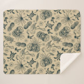 ヴィンテージ様式 シェルパブランケット (正面(横))