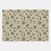 ヴィンテージ様式 ラッピングペーパーシート (正面)