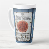 ヴィンテージ標識 カフェラテマグ (左アングル)