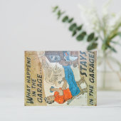 ヴィンテージ標識 ポストカード (スタンド正面)