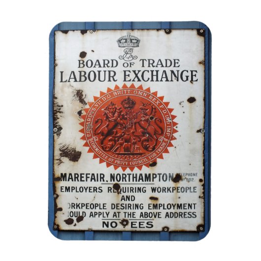 ヴィンテージ標識 マグネット (縦)