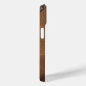 ヴィンテージ模様ブラウン洋革 Case-Mate iPhoneケース (裏面 / 右)