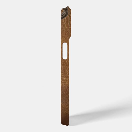 ヴィンテージ模様ブラウン洋革 Case-Mate iPhoneケース (裏面 / 右)