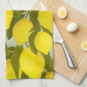 ヴィンテージ模様 キッチンタオル (四つ折り)