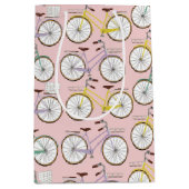 ヴィンテージ模様 ミディアムペーパーバッグ (正面)