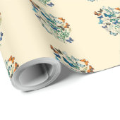 ヴィンテージ模様 ラッピングペーパー (ロールコーナー)