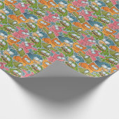 ヴィンテージ模様 ラッピングペーパー (角)