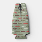 ヴィンテージ模様（口髭） ボトルクーラー (裏面)