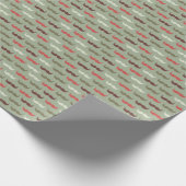 ヴィンテージ模様（口髭） ラッピングペーパー (角)