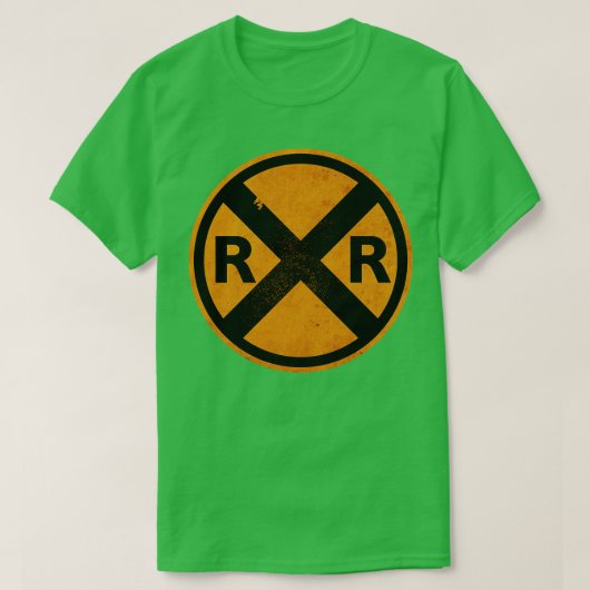ヴィンテージ横断標識 Tシャツ (デザイン正面)