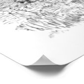 ヴィンテージ樺の木ツリー1800sアンティーク ポスター (角)