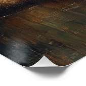 ヴィンテージ橋の川絵を描の田舎 ポスター (コーナー)