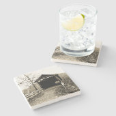 ヴィンテージ橋 ストーンコースター (横)