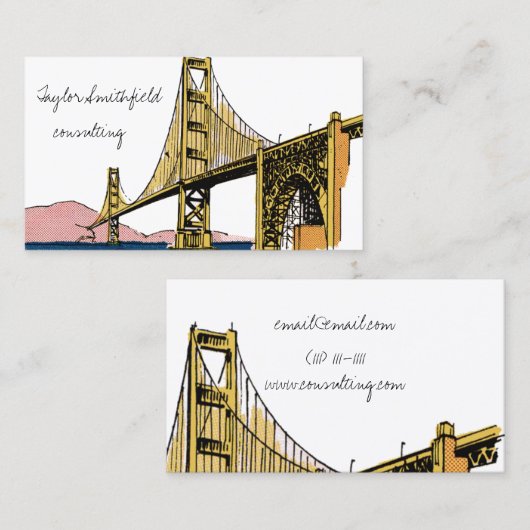 ヴィンテージ橋 名刺 (正面/裏面)