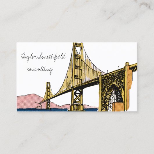 ヴィンテージ橋 名刺 (正面)