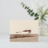 ヴィンテージ機のはがき ポストカード (スタンド正面)