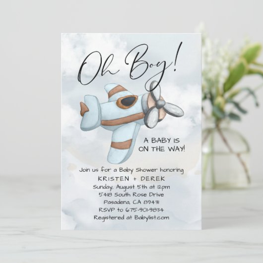 ヴィンテージ機の上に赤遠くにちゃんシャワー 招待状 (スタンド正面)