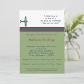 ヴィンテージ機ベビーシャワー招待状 招待状 (スタンド正面)