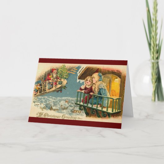 ヴィンテージ機内気球 シーズンカード (正面)