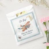 ヴィンテージ機少年旅行赤ちゃんシャワー フェイバーバッグ (封をした状態)