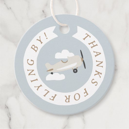 ヴィンテージ機少年誕生日ありがとう フェイバータグ (正面)