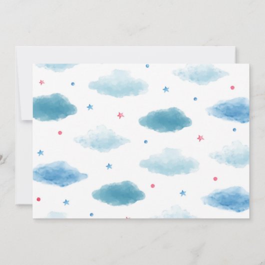 ヴィンテージ機最初の誕生日パーティーの招待 招待状 (裏面)